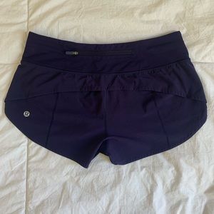 Dark purple Lulu lemon shorts